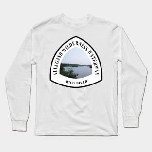 Allagash Wilderness Waterway Wild River trail marker Long Sleeve T-Shirt